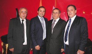 القنصل عميص ،حمدان والحاج مصطفى ود. حسن البرجي 